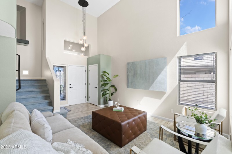 High Ceilings in Living Space