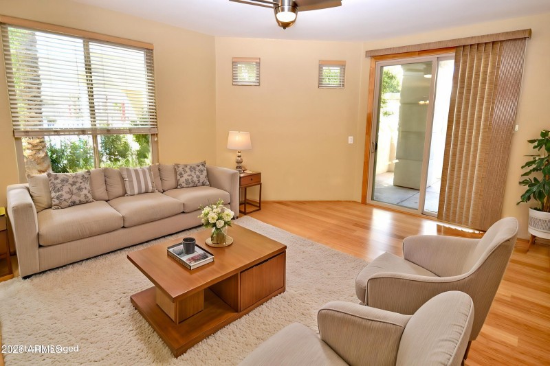 Living Area Virtually Staged