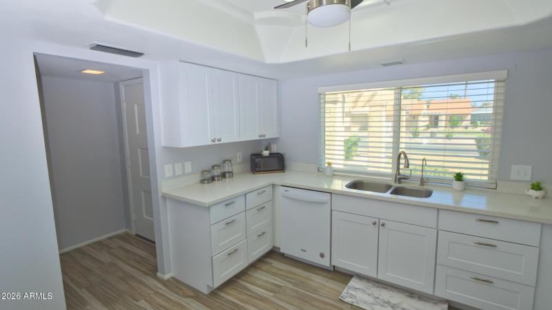 Kitchen offering ample storage