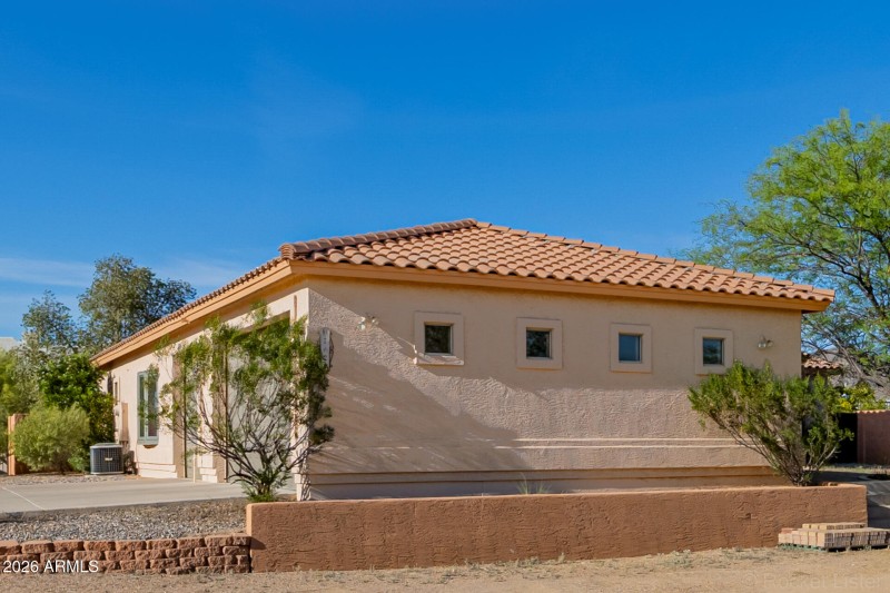 3 car attached garage