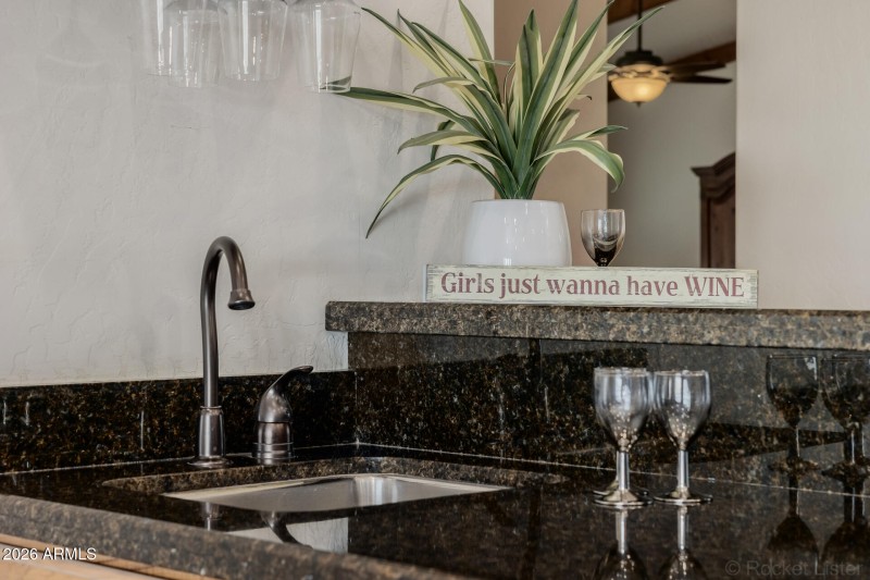 Custom wet bar