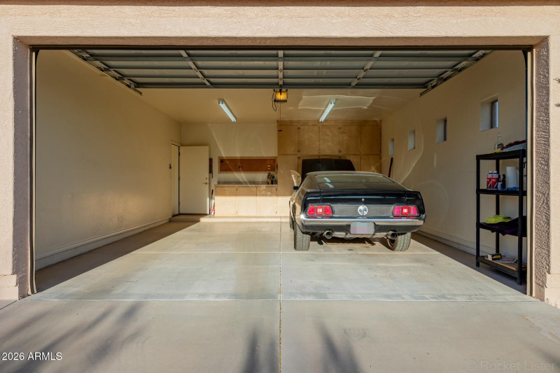 2 car attached garage