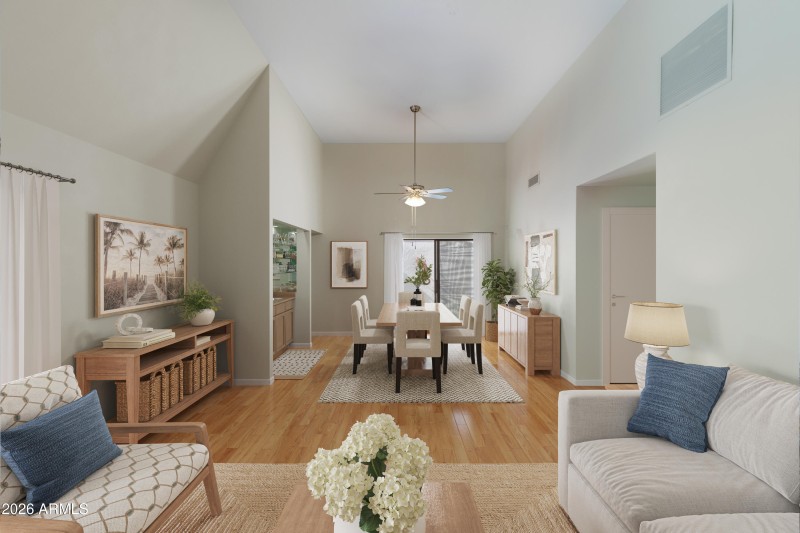 Living Rm to Dining Rm View