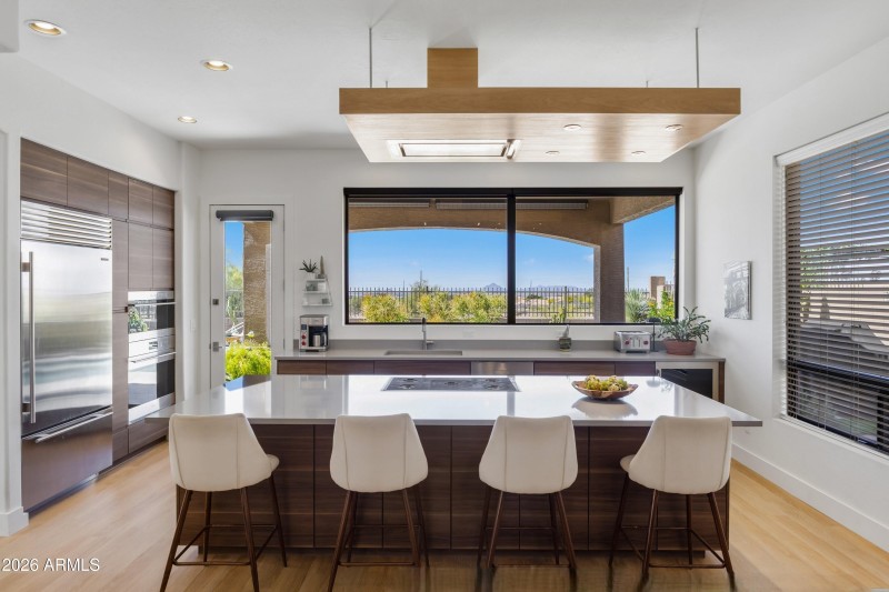 Oversized Island with Front Row Views