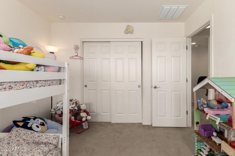 BEDROOM 3 CLOSET VIEW