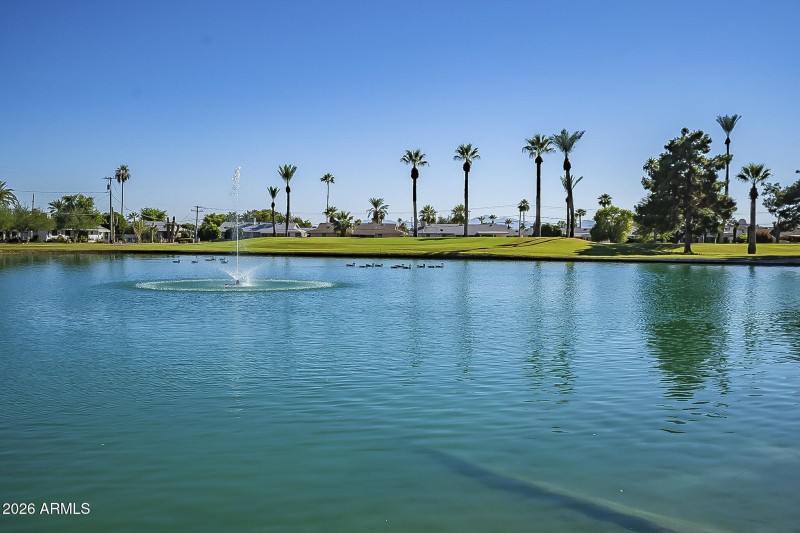 golf course lake
