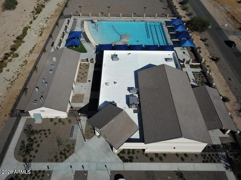POOL AND COMMUNITY CENTER BIRDSEYE VIEW