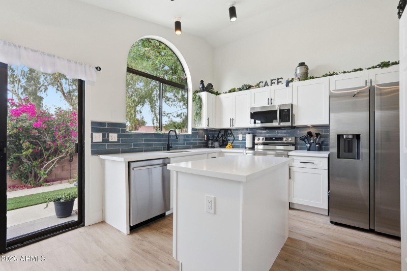 Kitchen With New Appliances