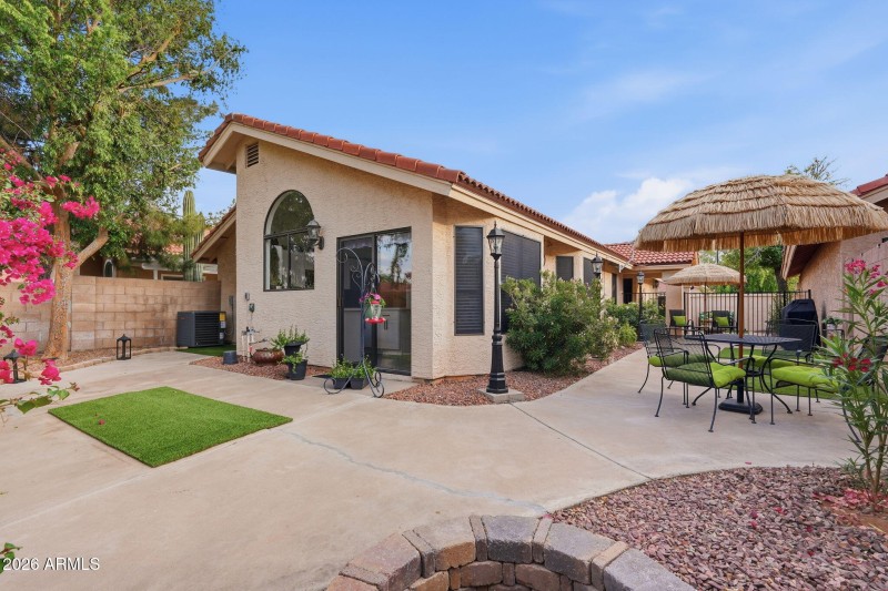 Backyard With Lounge Area