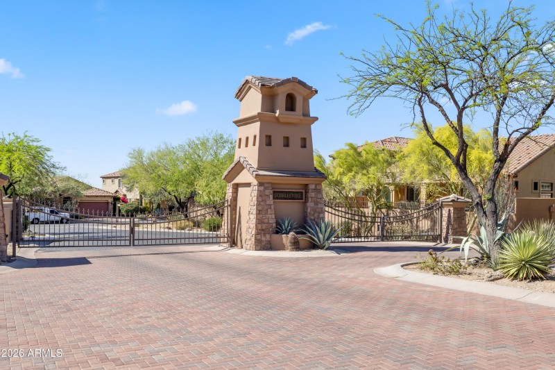 Cobblestone Gated Entry