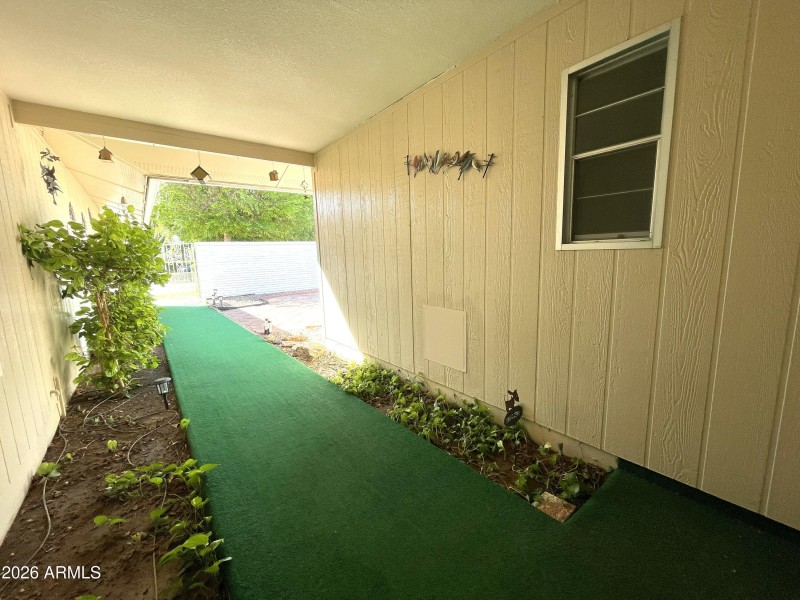 Walkway in the Court Yard