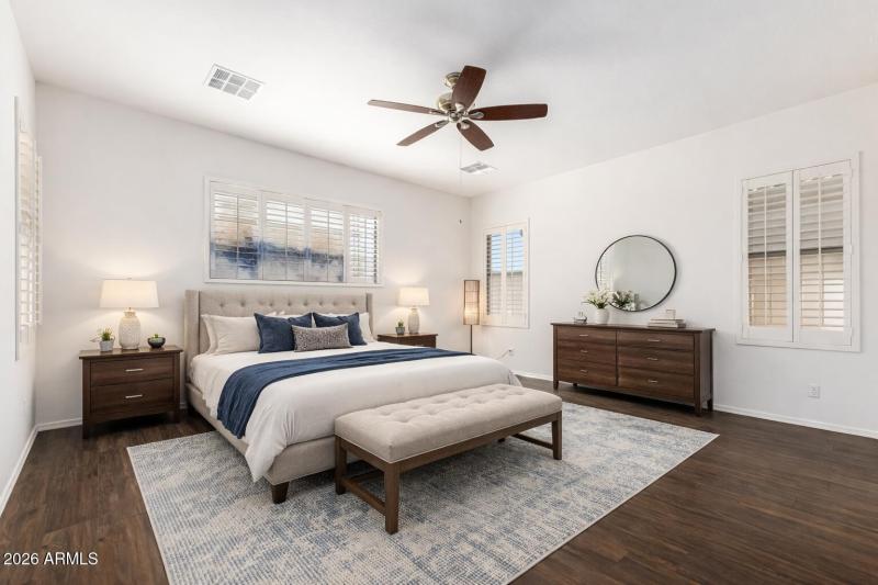 Virtual Bedroom Modern bedroom with calm