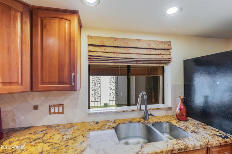 Atrium Views from Kitchen