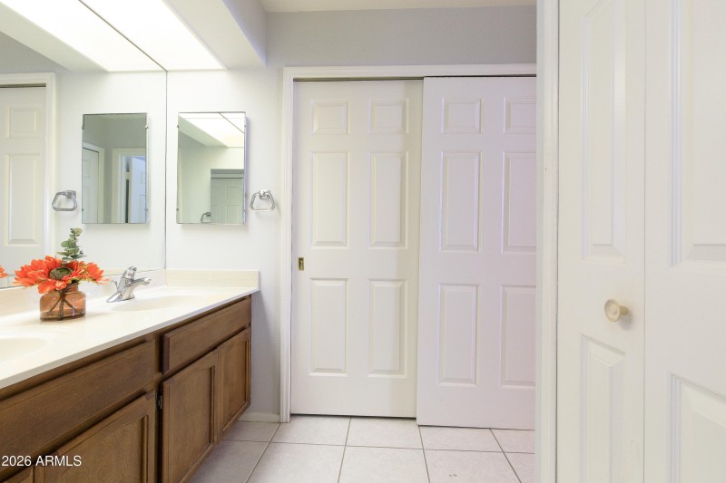 Ample Primary Vanity Area