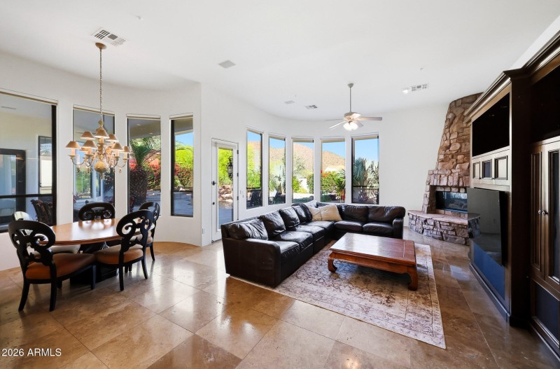 Family Room and Eat-in Kitchen