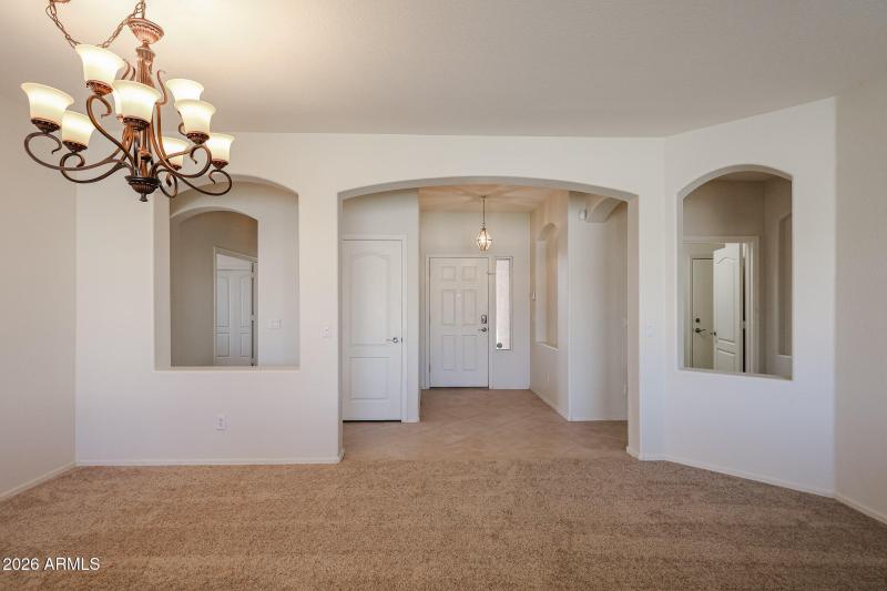 view of front door from main room