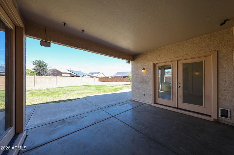 patio facing family room doors