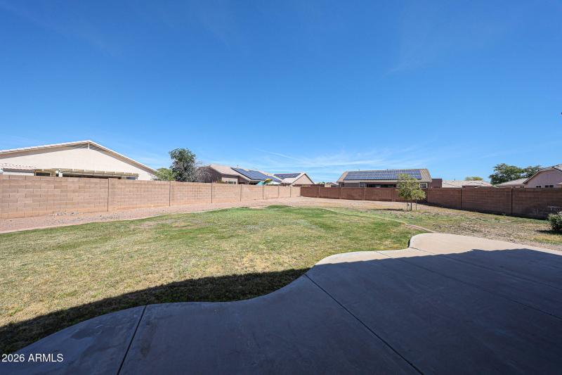 Extended patio to grass