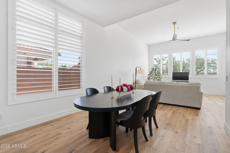 Dining in Great Room