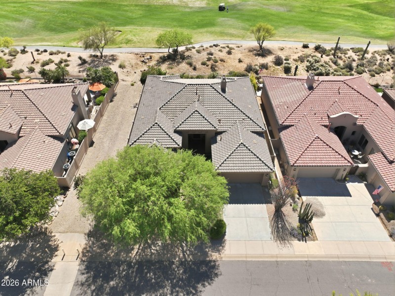 Aerial View Front of Home