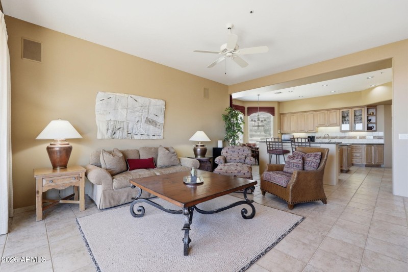Family Room open to Kitchen