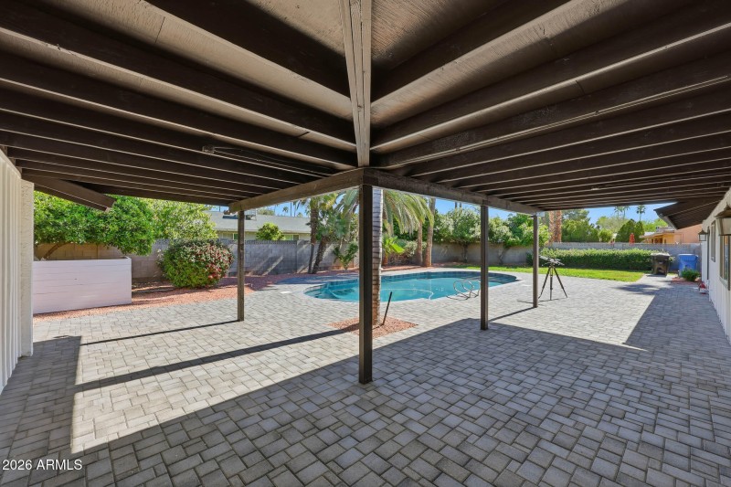 Expansive Covered Patio