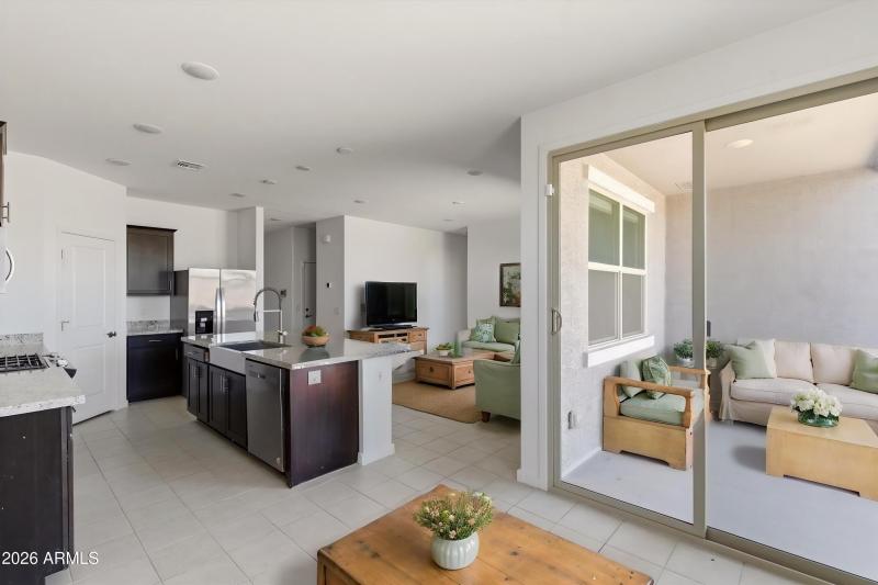 Kitchen & Living Space