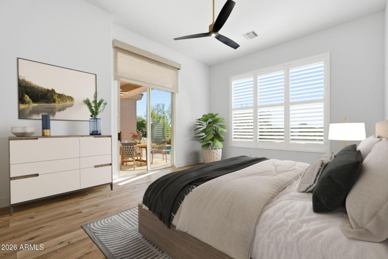 Primary Bedroom - Virtually Staged