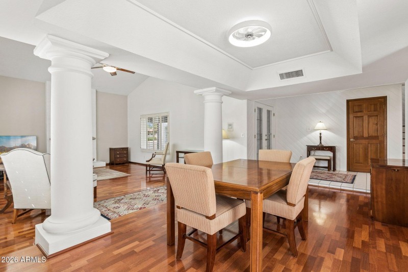 Opens to Living Room