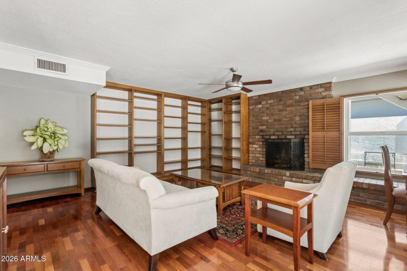 Family Room with Built-Ins