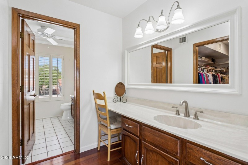 Primary Suite 2nd Vanity Area