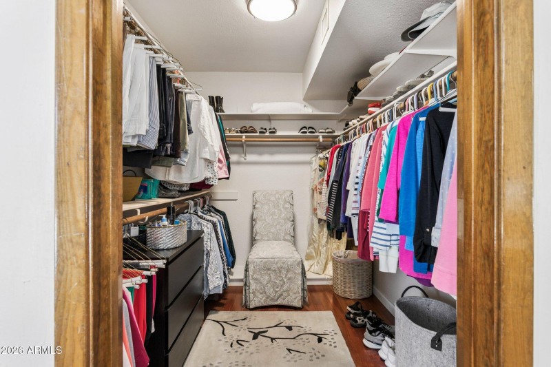 Primary Suite Walk-In Closet