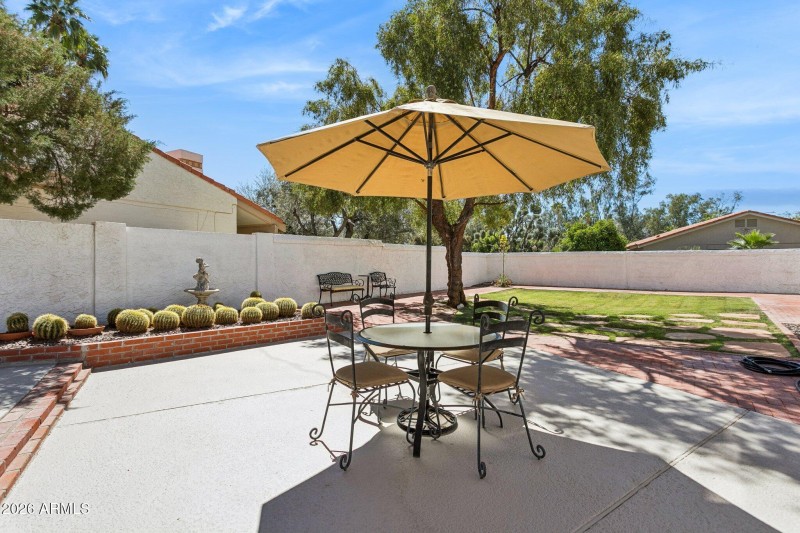 Extended Patio Area for Entertaining