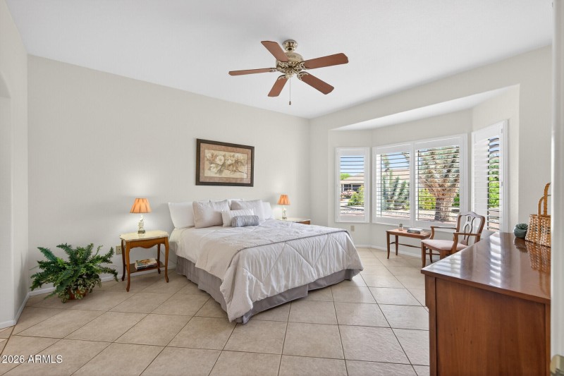 Primary Bedroom towards Backyard