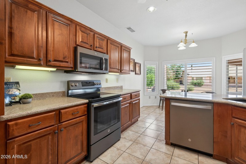 Kitchen towards Breakfast Area