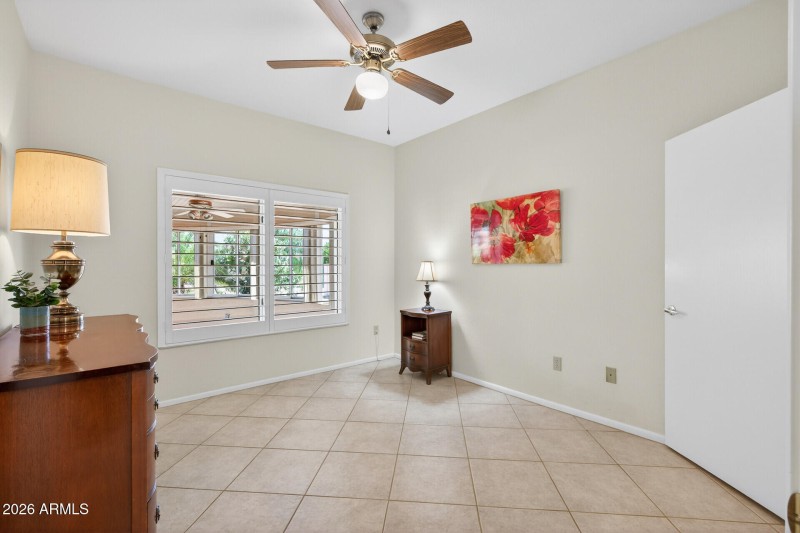 Guest Bedroom towards Screened Patio