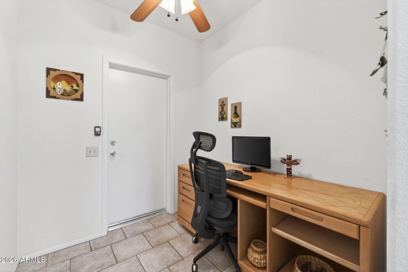 Office towards Garage