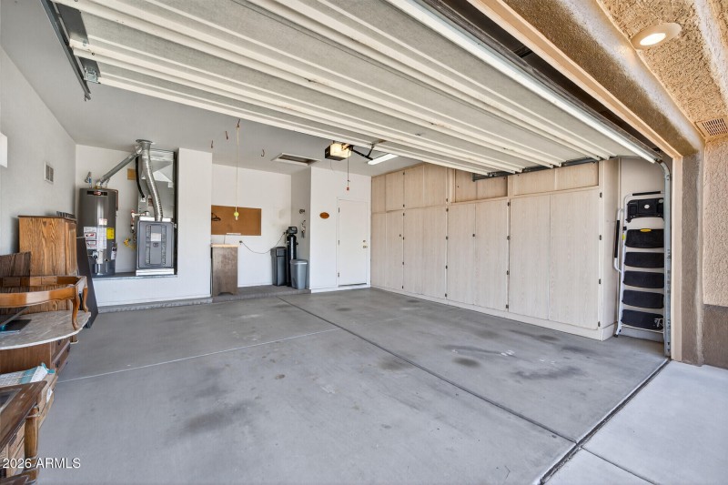 Garage with Workbench Area