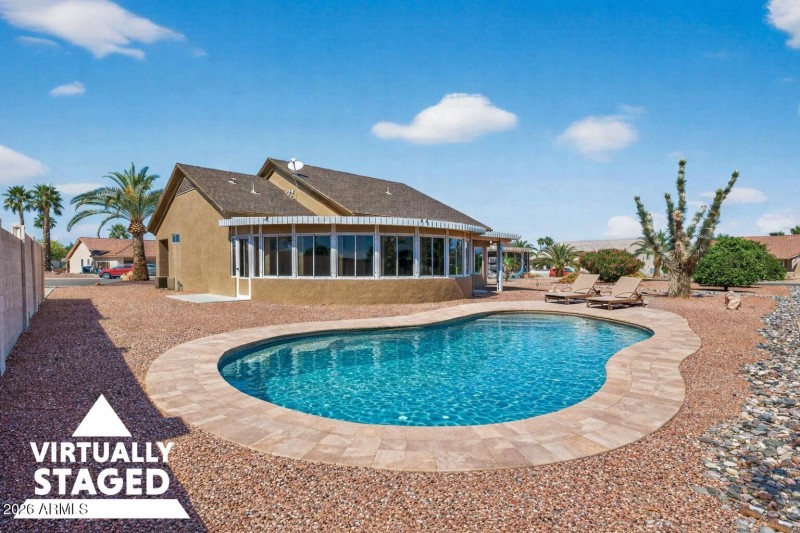 Virtually Staged Pool