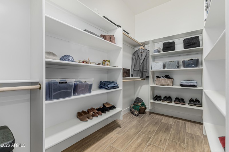 Walk In Closet in Primary Bathroom