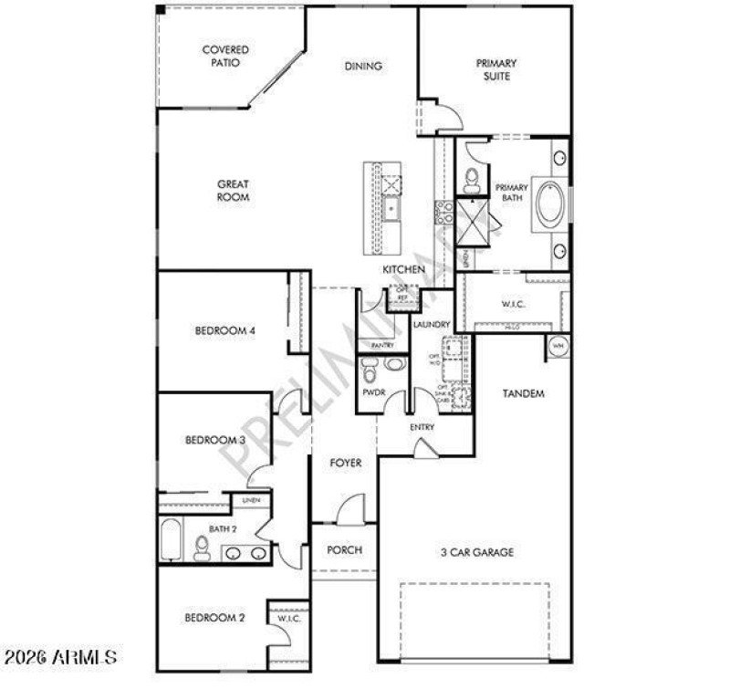 4264 w suncup Amber floorplan