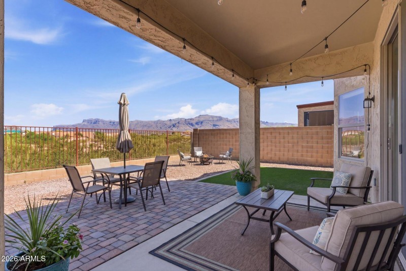 Back Patio with Views