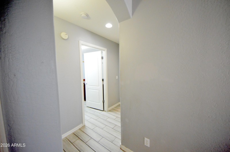 Down Stairs Hall Way