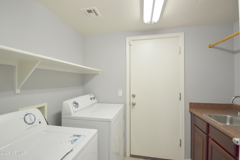 Laundry Room with Sink