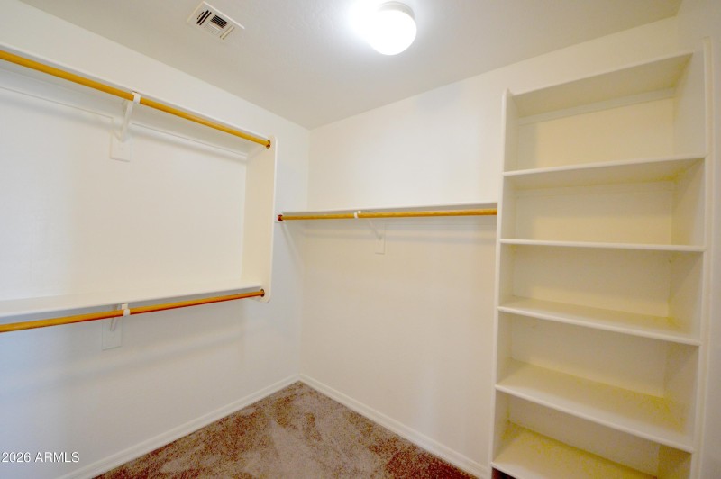 Primary Bedroom Huge Closet with Cabinet