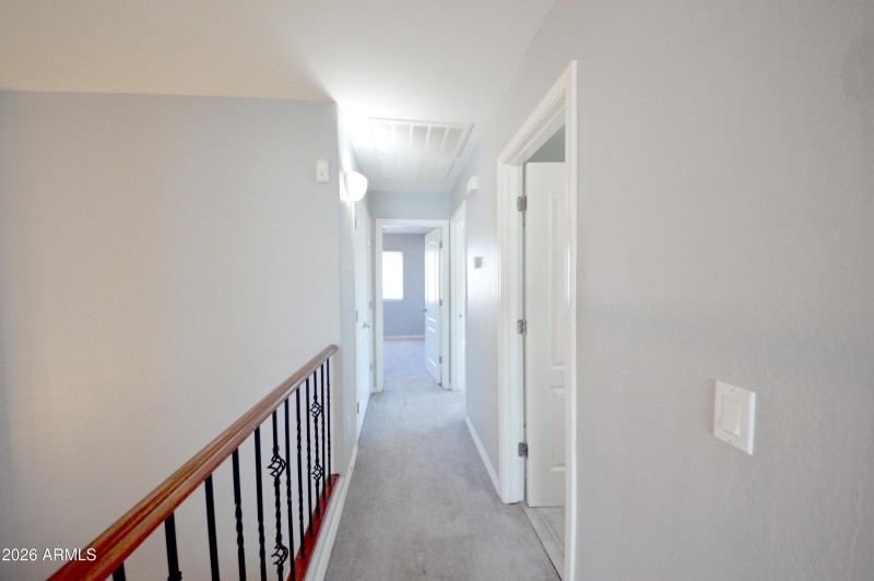Upstairs Hall Way to Bedrooms