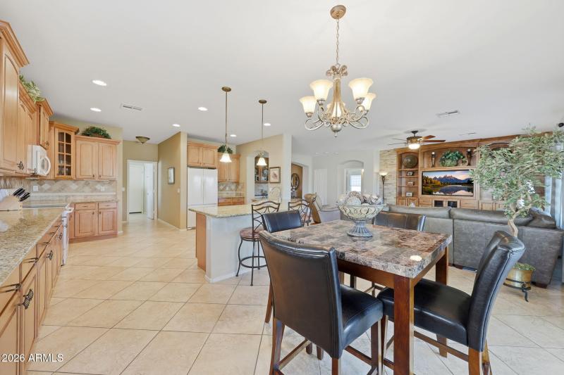 Dining in Great Room