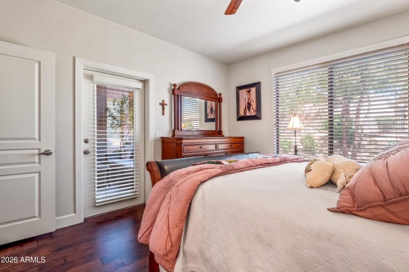 Access to Patio From Primary Bedroom