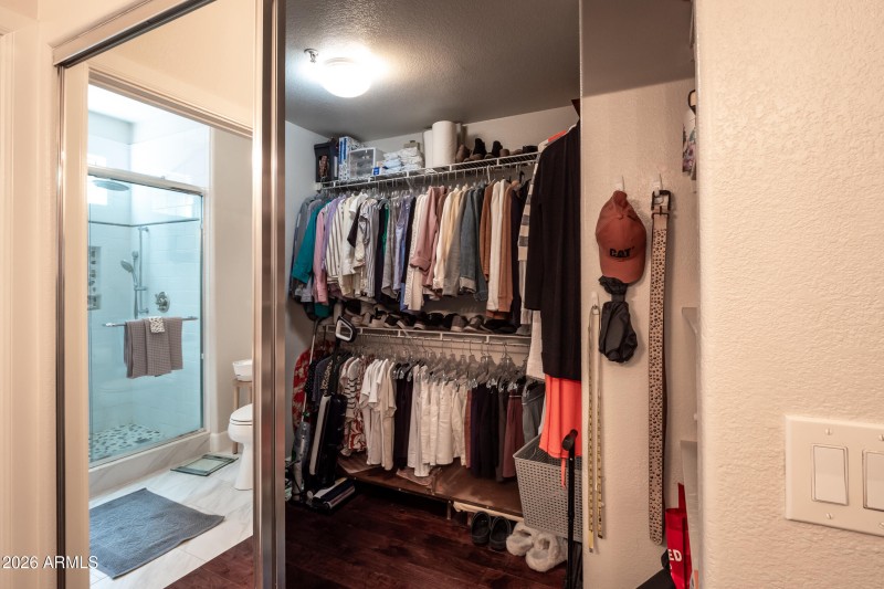 Spacious Walk-in Primary Closet