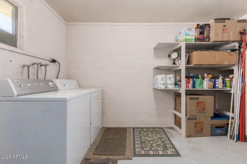 huge laundry room